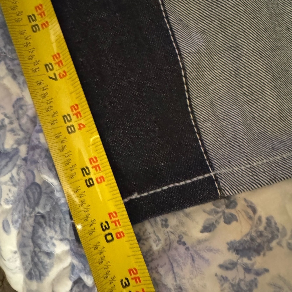 Supreme paneled stripe baggy jeans in rigid indigo - Picture 6 of 9